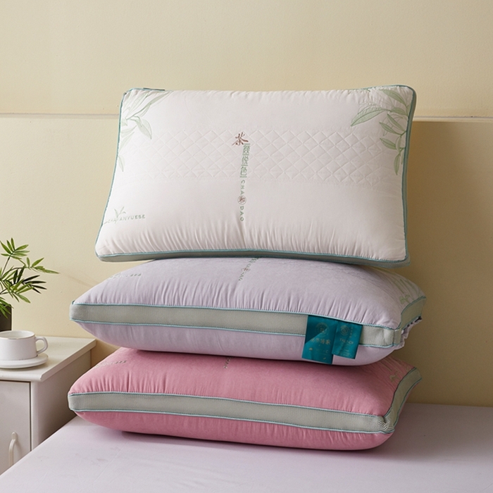 91家纺网 家纺一手货源 找家纺 （总）幸运草 2025新款热熔枕成人家用高枕可水洗可拆卸枕芯-茶颜悦色