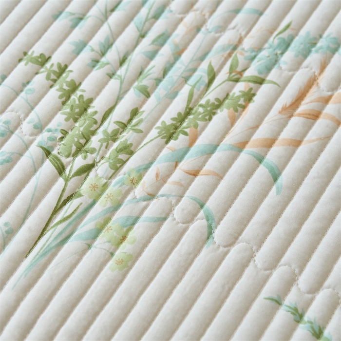 91家纺网 家纺一手货源 找家纺 恒爱家纺 2024新款全棉甜美少女单床盖 青稞