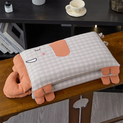 91家纺网 家纺一手货源 找家纺 （总）仁宇枕业 2025新款贴布彩色大象全荞麦枕枕头枕芯