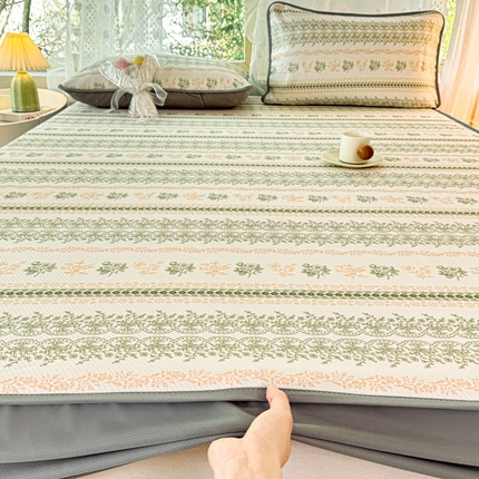 91家纺网 家纺一手货源 找家纺 （总）源舍家纺 2025新款冰豆豆斜纹数码印花席