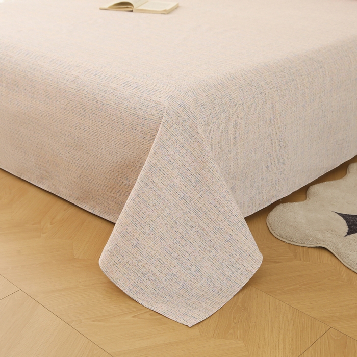 91家纺网 家纺一手货源 找家纺 金泰莱 2025新款锦柔老粗布床单老粗布凉席三件套漫莎