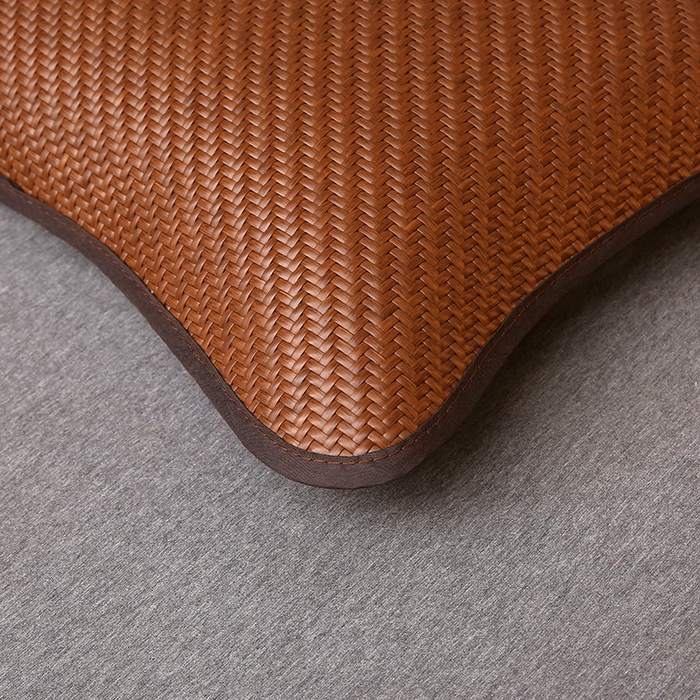 91家纺网 家纺一手货源 找家纺 梦叶草 2025新款纯色冰藤全荞麦枕夏凉凉感枕芯冰丝冰藤枕头 纯色冰藤全荞麦枕-咖色35*55cm