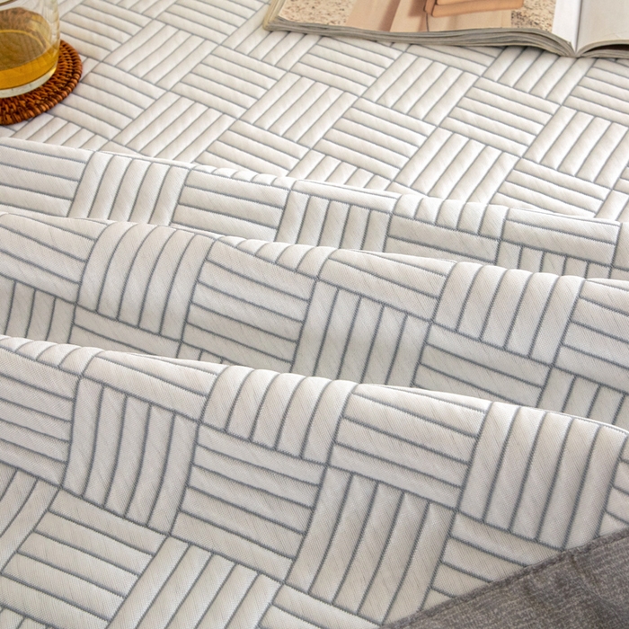 91家纺网 家纺一手货源 找家纺 野马寝具跨境电商专供 2025新款高分子冰感垫软凉席 斜方格