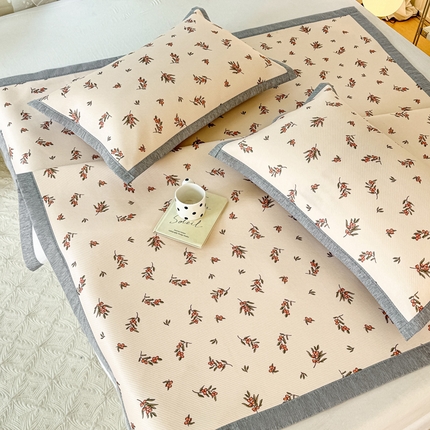 91家纺网 家纺一手货源 找家纺 （总）源舍家纺 2025新款冰豆豆斜纹数码印花席