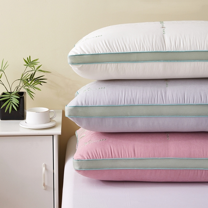 91家纺网 家纺一手货源 找家纺 （总）幸运草 2025新款热熔枕成人家用高枕可水洗可拆卸枕芯-茶颜悦色