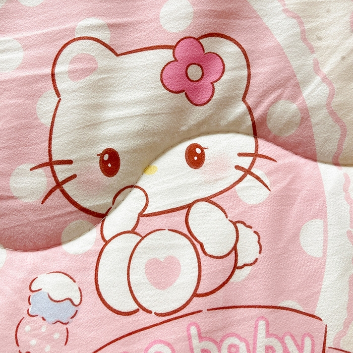 91家纺网 家纺一手货源 找家纺 玉海棠家纺 2025新款水洗皱皱纱印花夏被 被子被芯 可爱记忆录