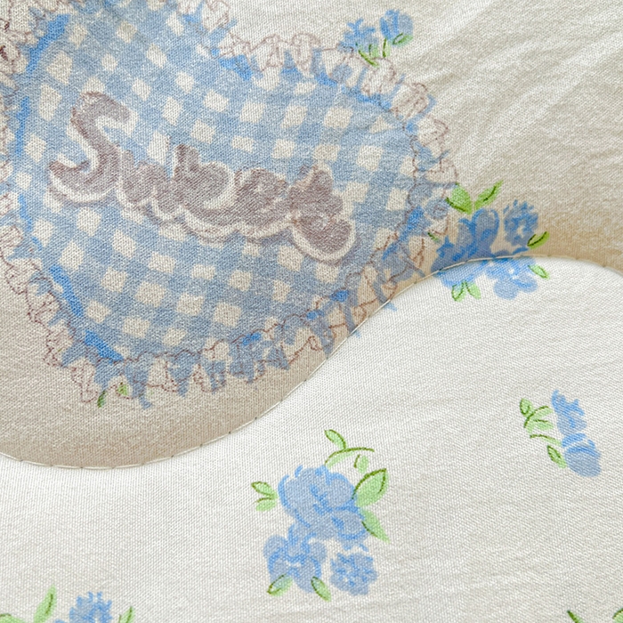 91家纺网 家纺一手货源 找家纺 玉海棠家纺 2025新款水洗皱皱纱印花夏被 被子被芯 豆奶泡泡猫