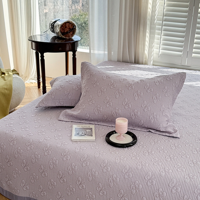 91家纺网 家纺一手货源 找家纺 琳可家居 花开蝶自来系列双面再生纤维素纤维床盖高温水洗两面可用 花开蝶自来-紫