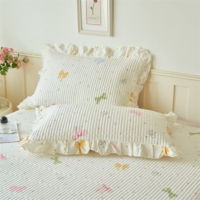 91家纺网 家纺一手货源 找家纺 恒爱家纺 2024新款全棉甜美少女单床盖 幻真