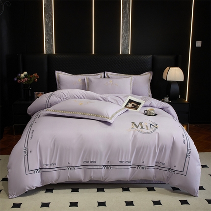 91家纺网 家纺一手货源 找家纺 （总）佳宇轩 2025新款亲肤水洗棉刺绣四件套系列