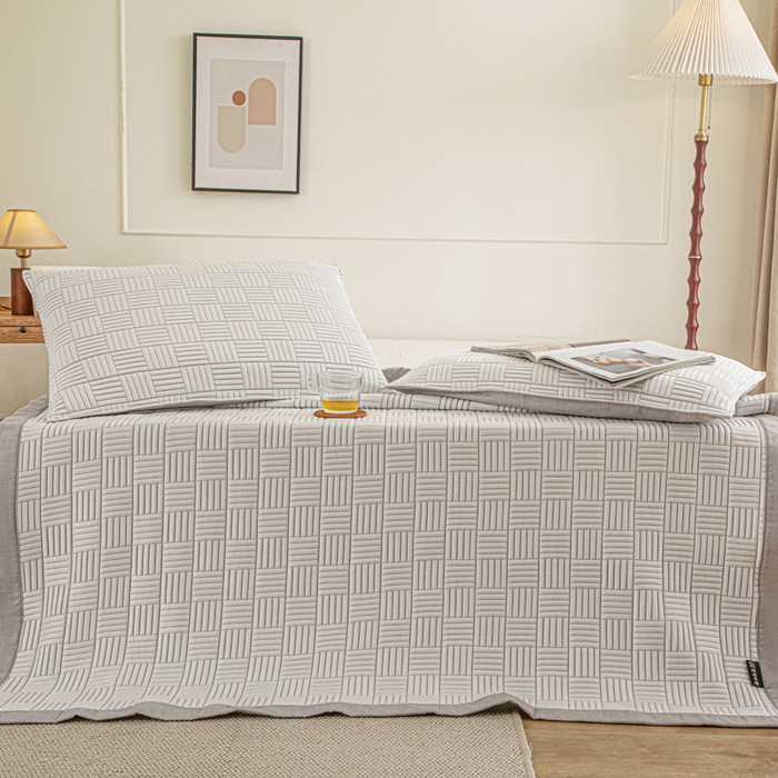 91家纺网 家纺一手货源 找家纺 （总）野马寝具跨境电商专供 2025新款高分子冰感垫软凉席