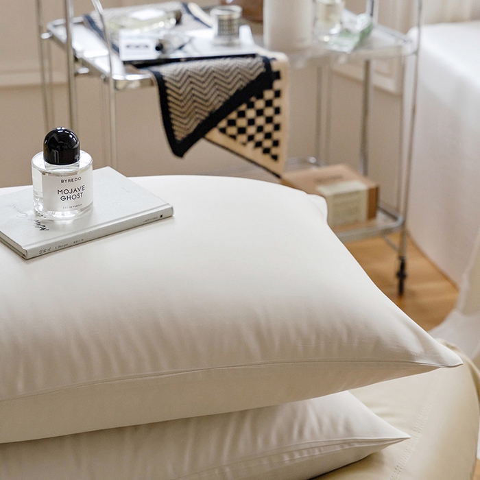 91家纺网 家纺一手货源 找家纺 咏绒家纺工厂店 2025新款60S奥地利兰精天丝轻奢系列-单床单 极地白