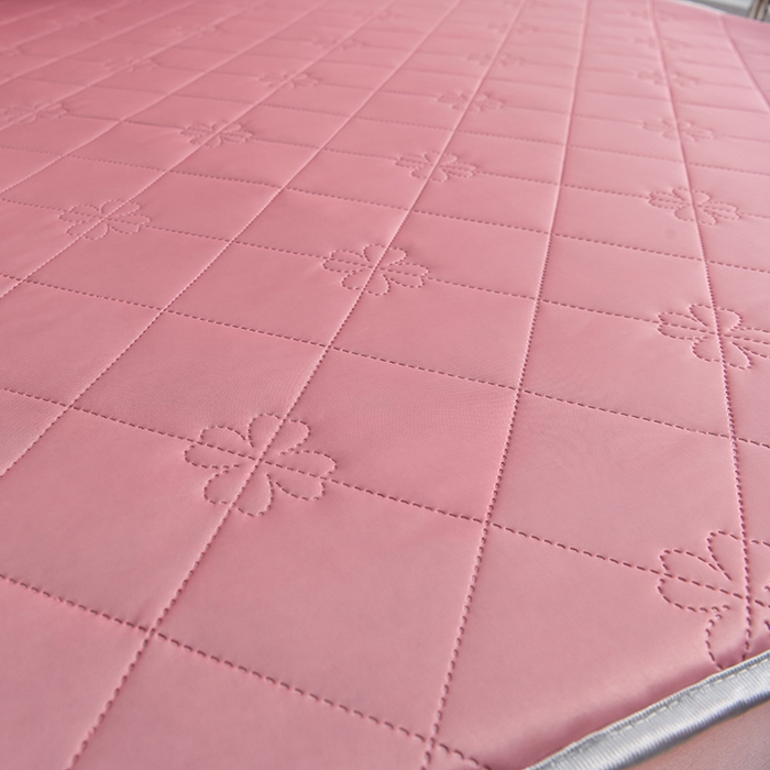 91家纺网 家纺一手货源 找家纺 2025新款清凉舒适凉感丝夏被四件套 豆沙