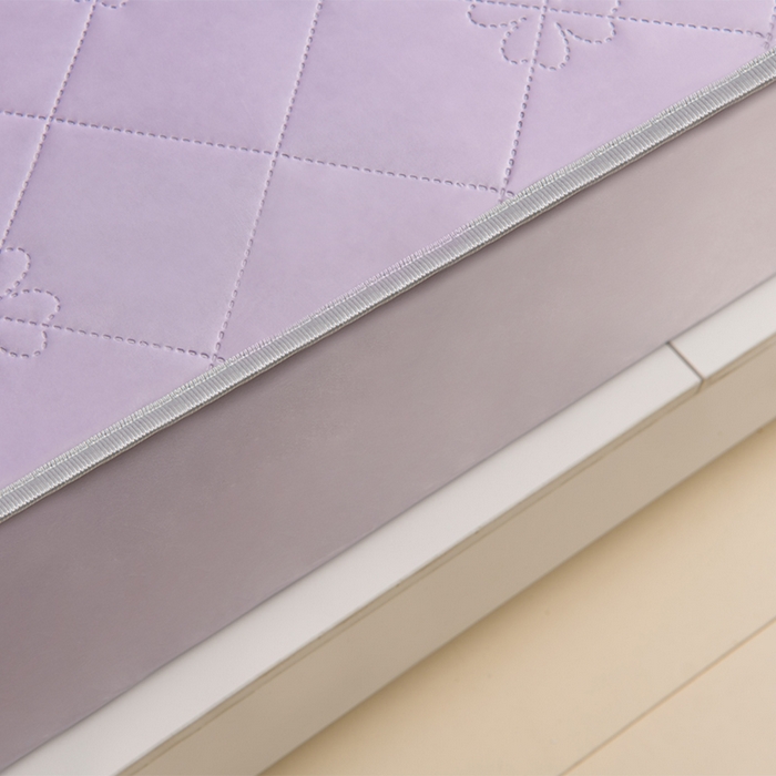 91家纺网 家纺一手货源 找家纺 2025新款清凉舒适凉感丝夏被四件套 浅紫