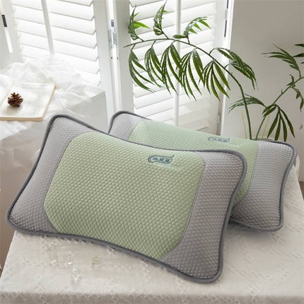 91家纺网 家纺一手货源 找家纺 （总）仁宇枕业 2025新款小孩儿童学生成人中老年人夏季枕芯凉感冰豆豆熊猫荞麦枕头枕芯