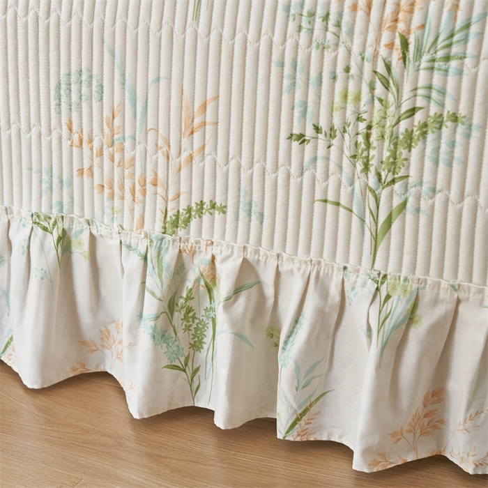 91家纺网 家纺一手货源 找家纺 恒爱家纺 2024新款全棉甜美少女单床盖 青稞