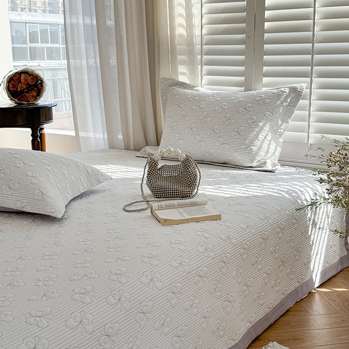 91家纺网 家纺一手货源 找家纺 （总）琳可家居 花开蝶自来系列双面再生纤维素纤维床盖高温水洗两面可用