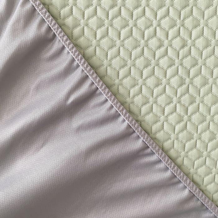 91家纺网 家纺一手货源 找家纺 由有家居 2025新款新品A类PE高凉感分子进口刺绣豆豆凉席三件套 熊猫伙伴