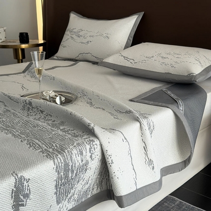 麦伦家居 2025新款3D凉豆豆凉席提花如画系列 如画