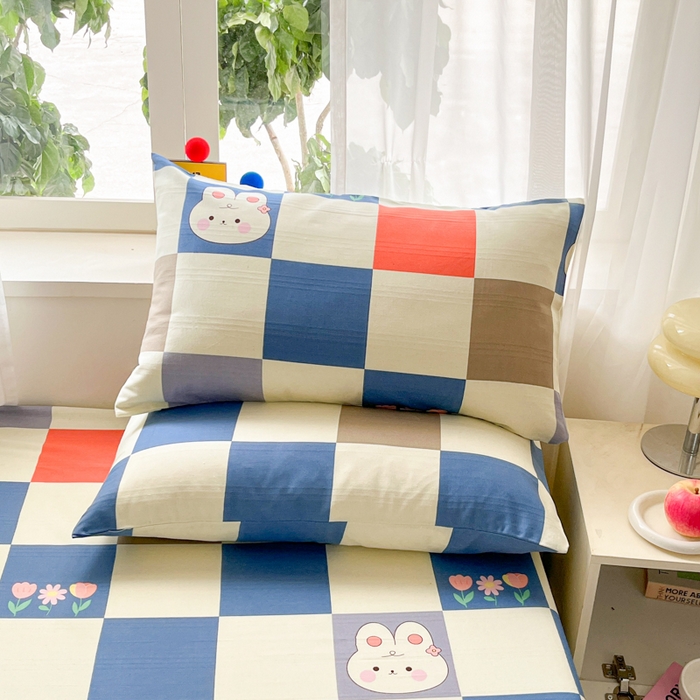 91家纺网 家纺一手货源 找家纺 （总）（总）  莱通2025新款原棉老粗布单枕套