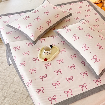 91家纺网 家纺一手货源 找家纺 （总）源舍家纺 2025新款冰豆豆斜纹数码印花席