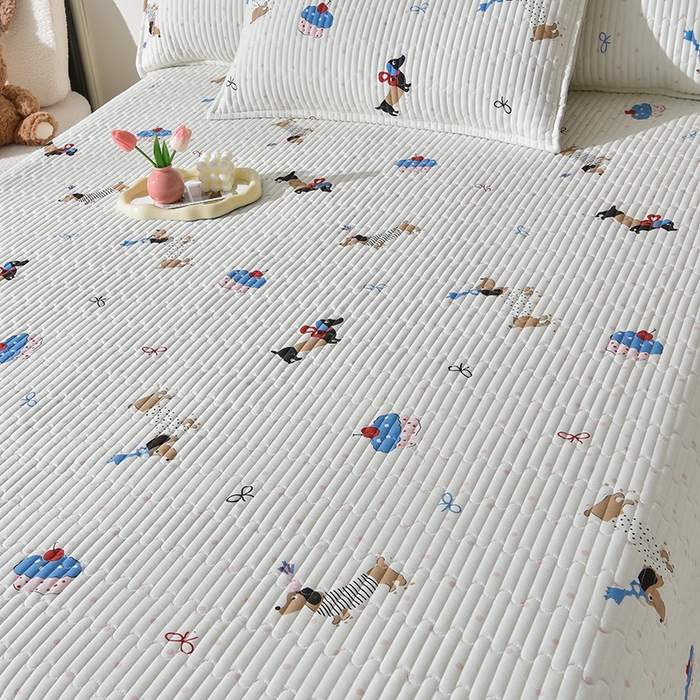 91家纺网 家纺一手货源 找家纺 （总）床笠人家 2025新款亲肤双面磨毛夹棉床盖