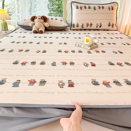 91家纺网 家纺一手货源 找家纺 （总）源舍家纺 2025新款冰豆豆斜纹数码印花席