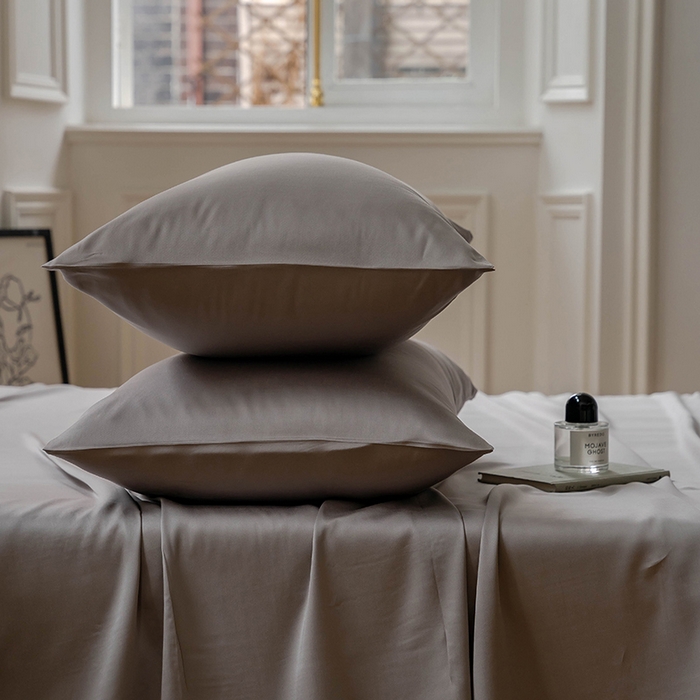 91家纺网 家纺一手货源 找家纺 咏绒家纺工厂店 2025新款60S奥地利兰精天丝轻奢系列-单床单 曙光银