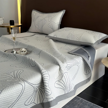 麦伦家居 2025新款3D凉豆豆凉席提花如画系列 思叶