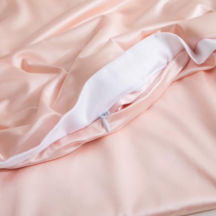 91家纺网 家纺一手货源 找家纺 野马寝具跨境电商专供 2025新款森氧冰蚕蚕丝被 粉色