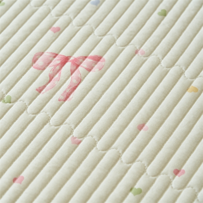 91家纺网 家纺一手货源 找家纺 恒爱家纺 2024新款全棉甜美少女单床盖 幻真