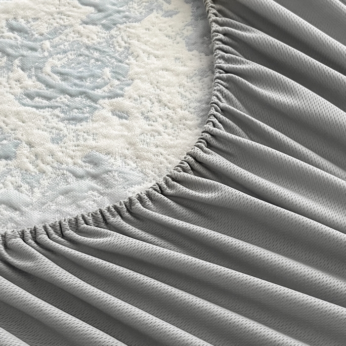 91家纺网 家纺一手货源 找家纺 野马寝具跨境电商专供 2025新款潮汐床笠-玫瑰 绽放-玫瑰蓝