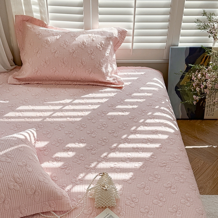 91家纺网 家纺一手货源 找家纺 琳可家居 花开蝶自来系列双面再生纤维素纤维床盖高温水洗两面可用 花开蝶自来-粉