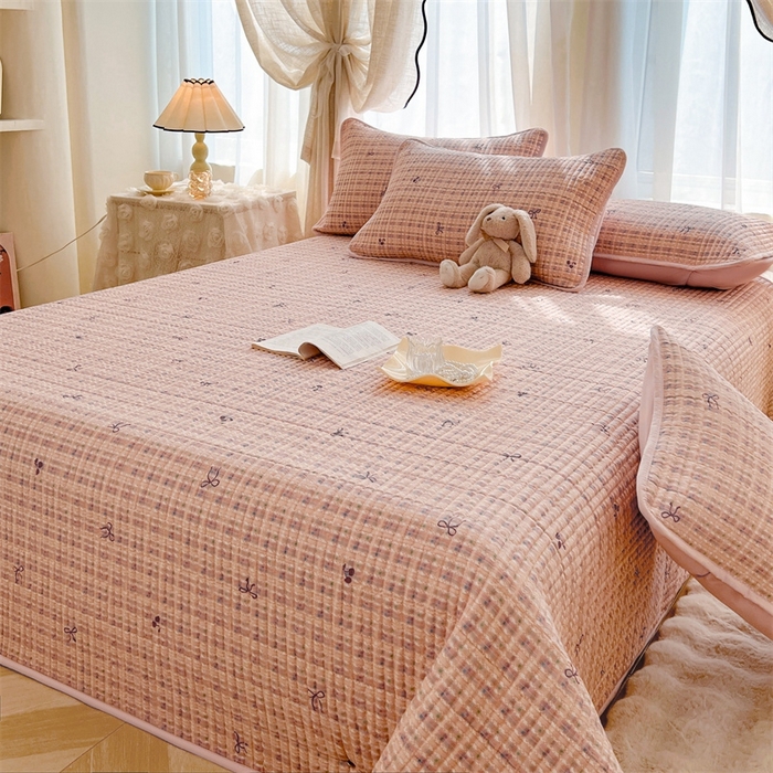 91家纺网 家纺一手货源 找家纺 恒爱 2025新款全棉印花单床盖 真爱