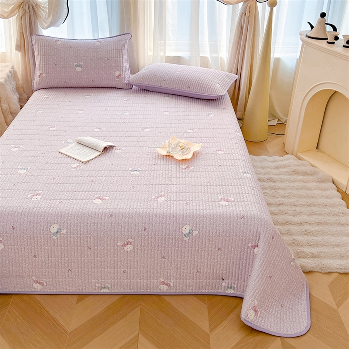 91家纺网 家纺一手货源 找家纺 恒爱 2025新款全棉印花单床盖 童年