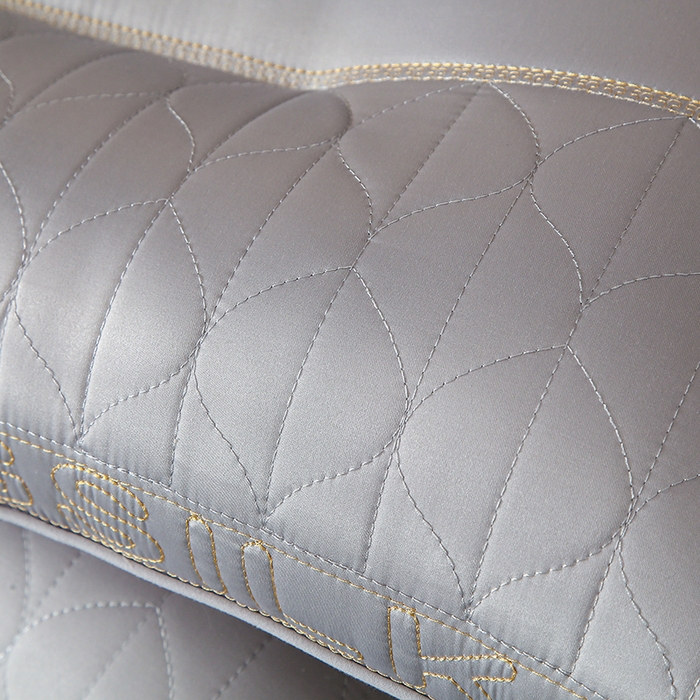 91家纺网 家纺一手货源 找家纺 爱来伊家纺 2025新款莫代尔水光真丝乳胶枕芯 莫代尔水光真丝-灰色