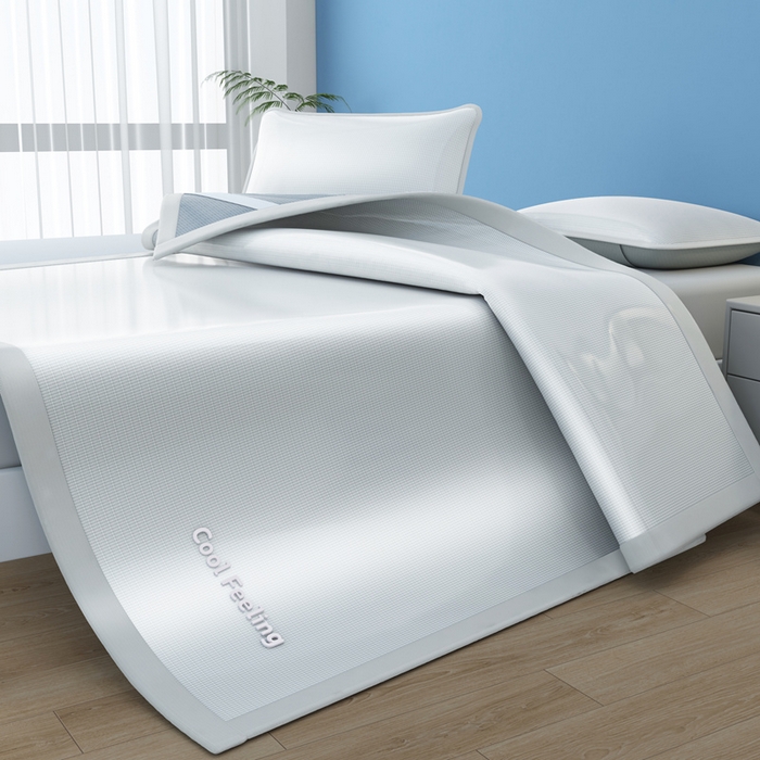 91家纺网 家纺一手货源 找家纺 （总）2025新款云母冰川凉席床笠