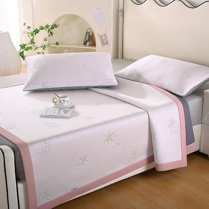 91家纺网 家纺一手货源 找家纺 （总）法莱妮2025新款卡通三明治冰豆豆凉席