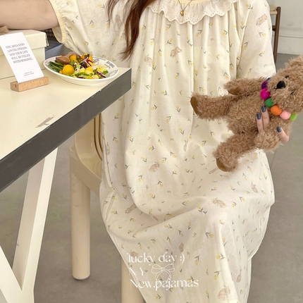 91家纺网 家纺一手货源 找家纺 （总）2025新款有氧纱蕾丝短袖裙