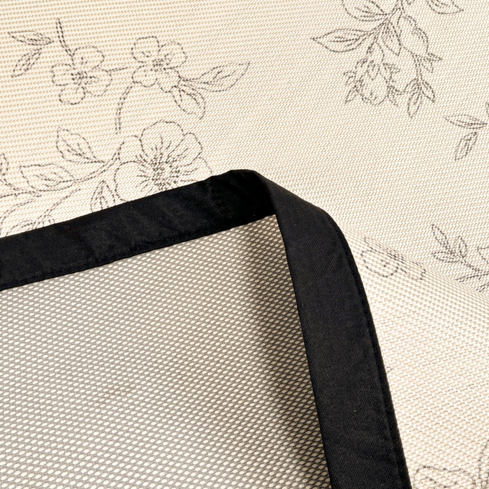 91家纺网 家纺一手货源 找家纺 慕澄家纺 2025新款小清新印花真冰藤系列凉席床席款 床席-花影