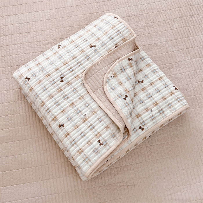 91家纺网 家纺一手货源 找家纺 恒爱 2025新款全棉印花单床盖 永结同心