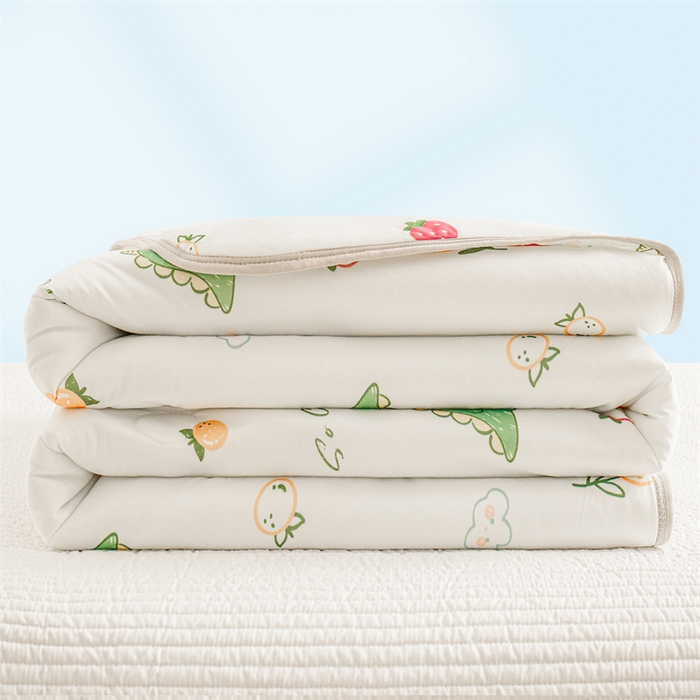 91家纺网 家纺一手货源 找家纺  （提供买家秀 爆款花型 不断货）2025新款A类大豆针织棉夏被空调被夏凉被 可爱恐龙