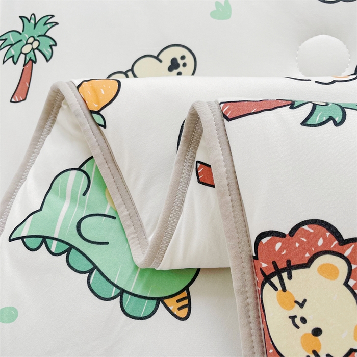 91家纺网 家纺一手货源 找家纺  （提供买家秀 爆款花型 不断货）2025新款A类大豆针织棉夏被空调被夏凉被 快乐园