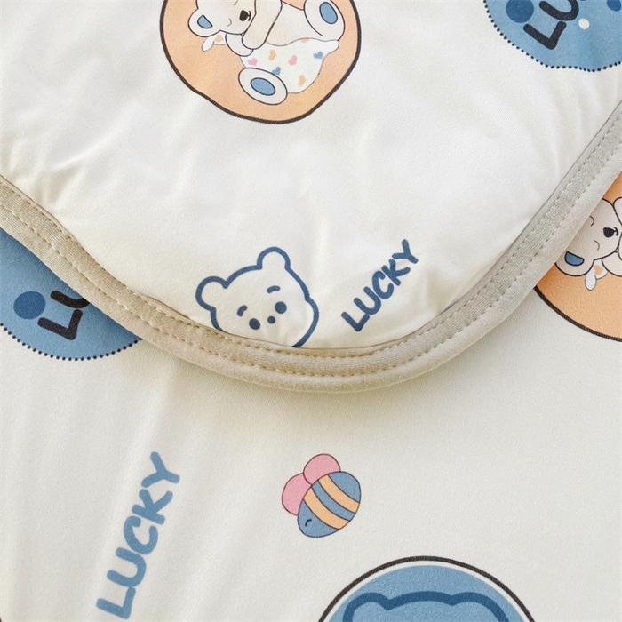 91家纺网 家纺一手货源 找家纺  （提供买家秀 爆款花型 不断货）2025新款A类大豆针织棉夏被空调被夏凉被 米米熊