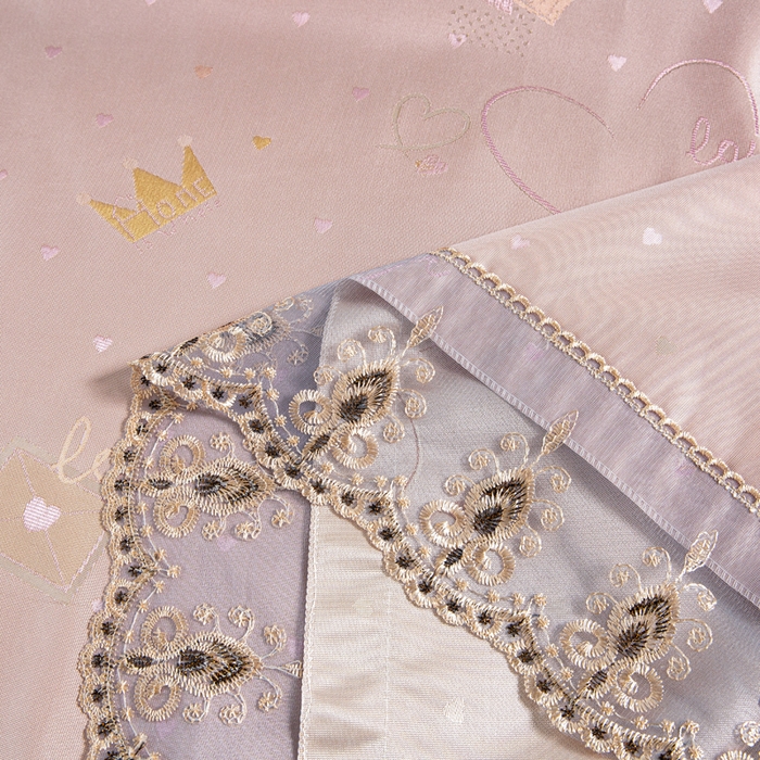 91家纺网 家纺一手货源 找家纺 席皇后 2025新款可机洗抗菌提花冰丝席 爱心