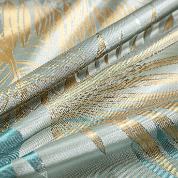 91家纺网 家纺一手货源 找家纺 席皇后 2025新款可机洗抗菌提花冰丝席 富贵叶