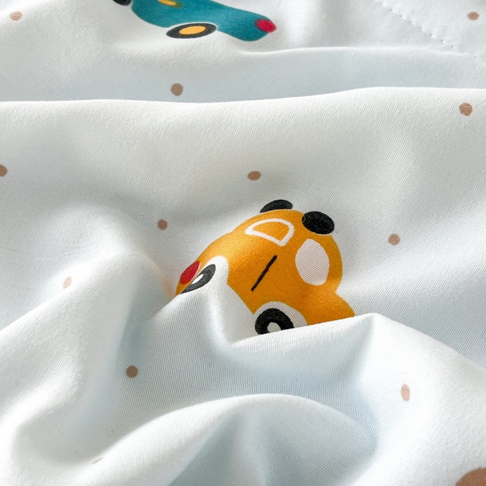 91家纺网 家纺一手货源 找家纺  （提供买家秀 爆款花型 不断货）2025新款水洗棉亲肤舒适印花夏被、夏被四件套 汽车园