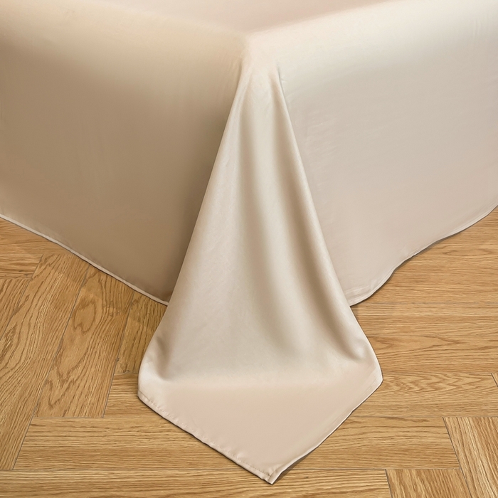 91家纺网 家纺一手货源 找家纺 新方向 2025新款天丝刺绣四件套-时光 时光-香槟