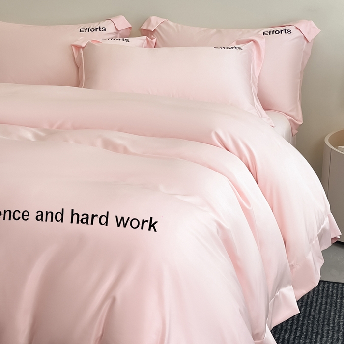 91家纺网 家纺一手货源 找家纺 新方向 2025新款天丝刺绣四件套-有理想 有理想-粉玉