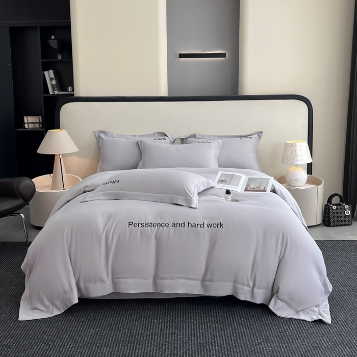 91家纺网 家纺一手货源 找家纺 新方向 2025新款天丝刺绣四件套-有理想 有理想-爵士灰